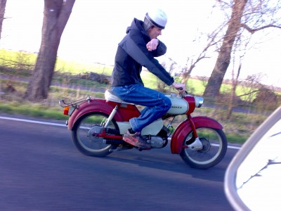 Possi in voller Fahrt!