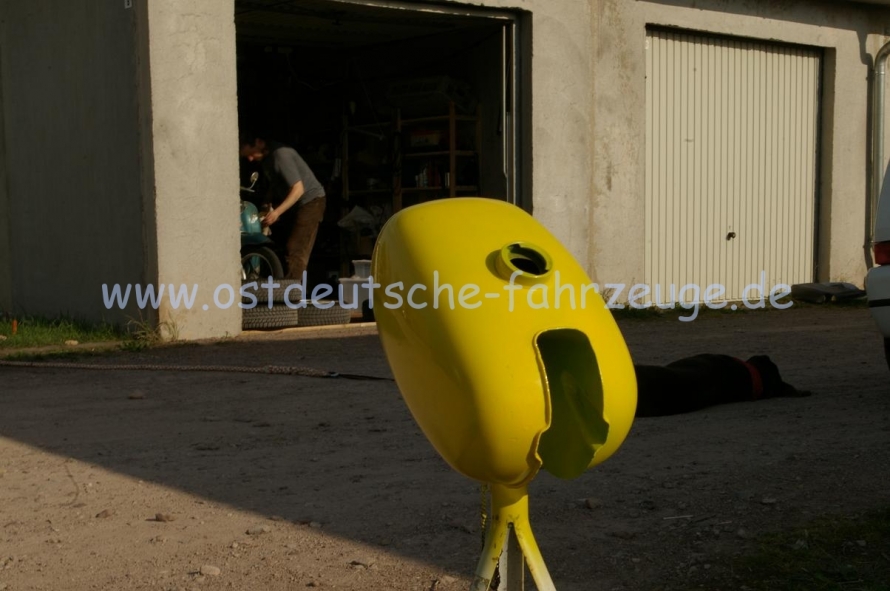 Der Cottbusser Postkutscher putzt den Cottbusser Postspatztank blank...<br />Das ist aber nicht meine Baustelle.