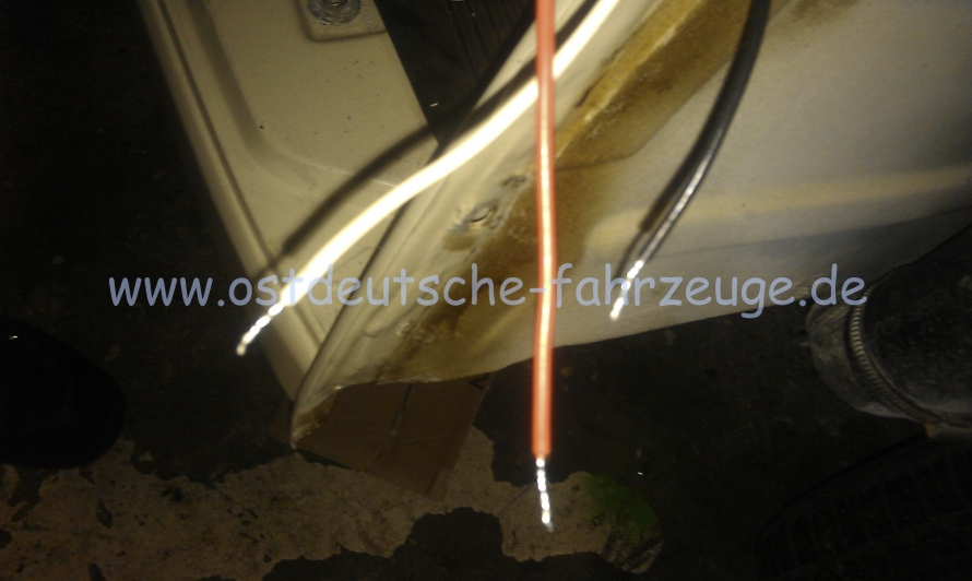 So haben Kabelenden aus zu sehen!