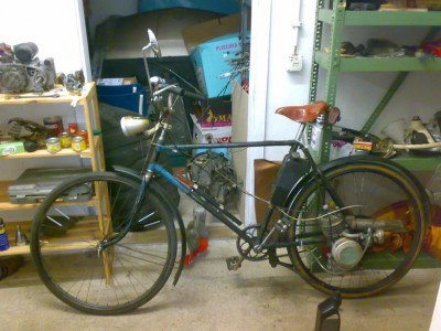 Simson Awtowelo 1950 mit MAW-Anbaumotor von 1955...