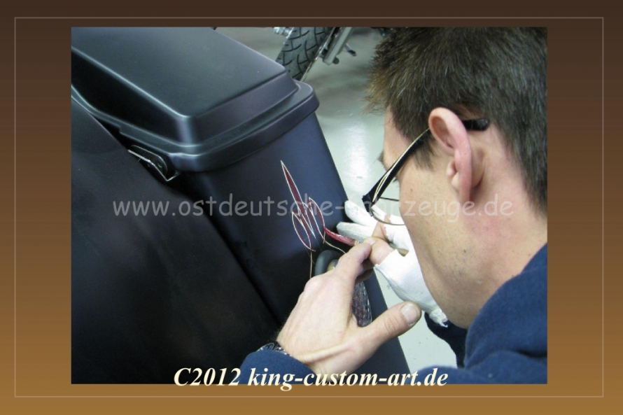 Arbeiten an einer Harley