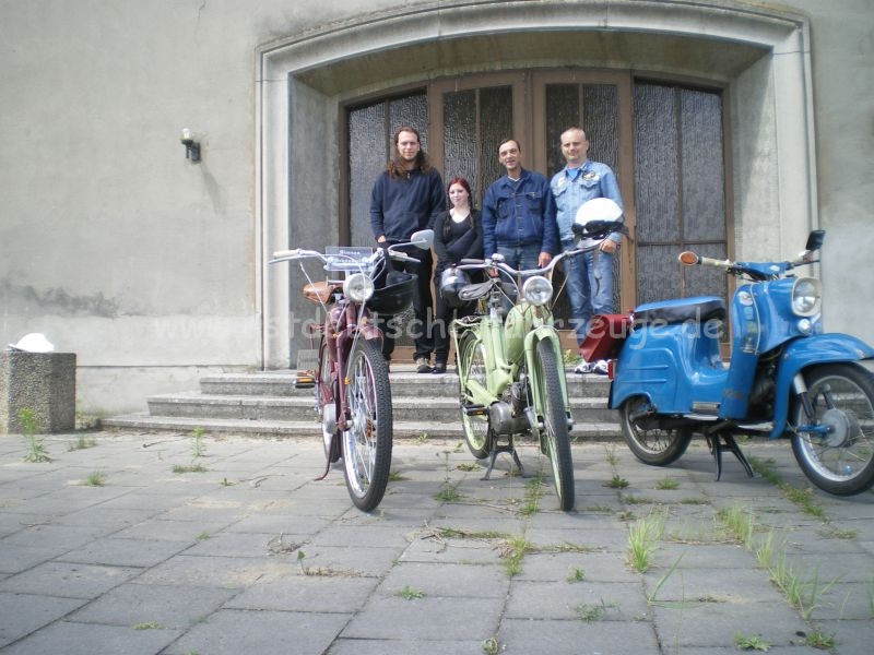 Von Links nach rechts, Ich, meine Frau, Jürgen und Frank.