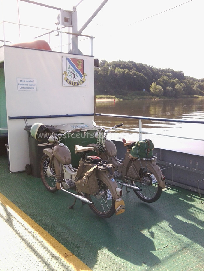 nach 100km kam die Elbe