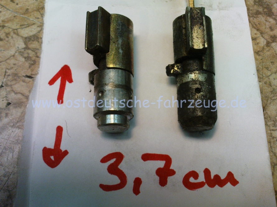 Länge bei beiden Schlössern exakt 3,7 cm