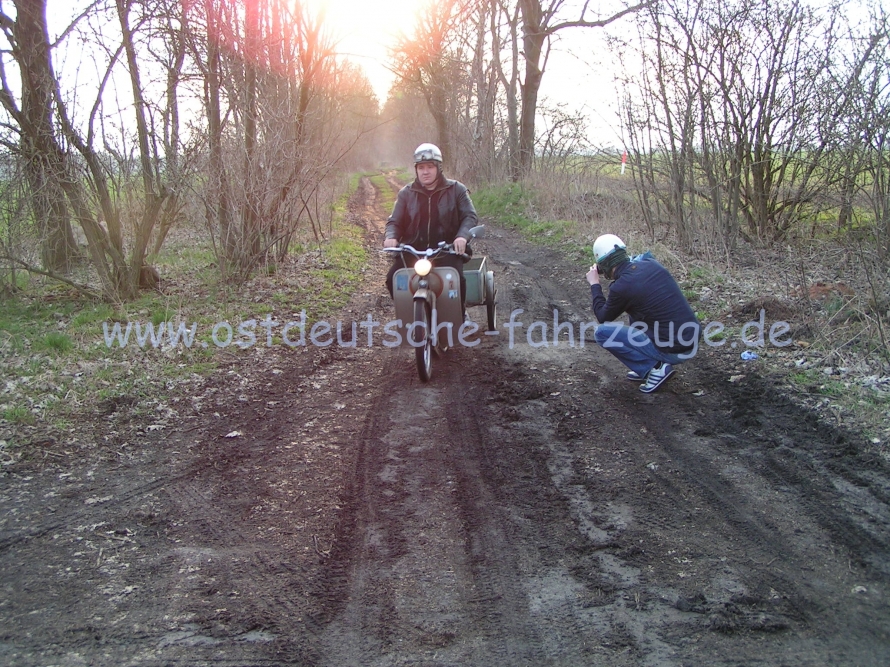 Mopedfahrt durch den Barnin Kreis