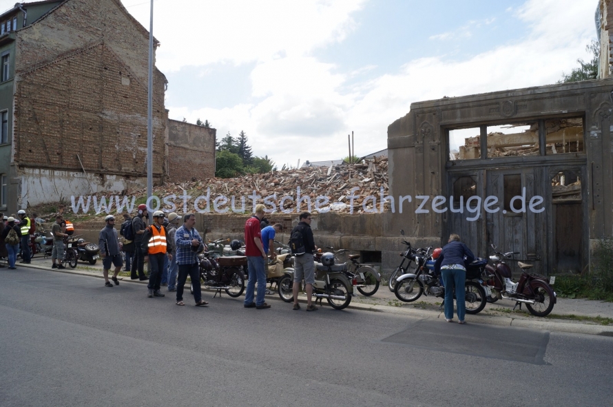 Gedenkminute vor der Hupenbude