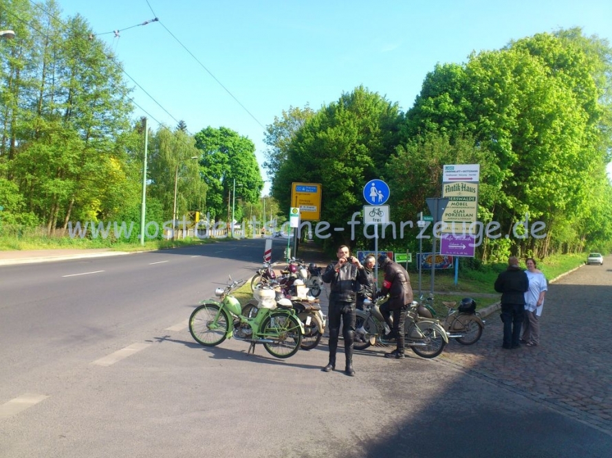 Kurzer Zwischenstopp in Eberswalde, von hier aus ging es nach Angermünde.