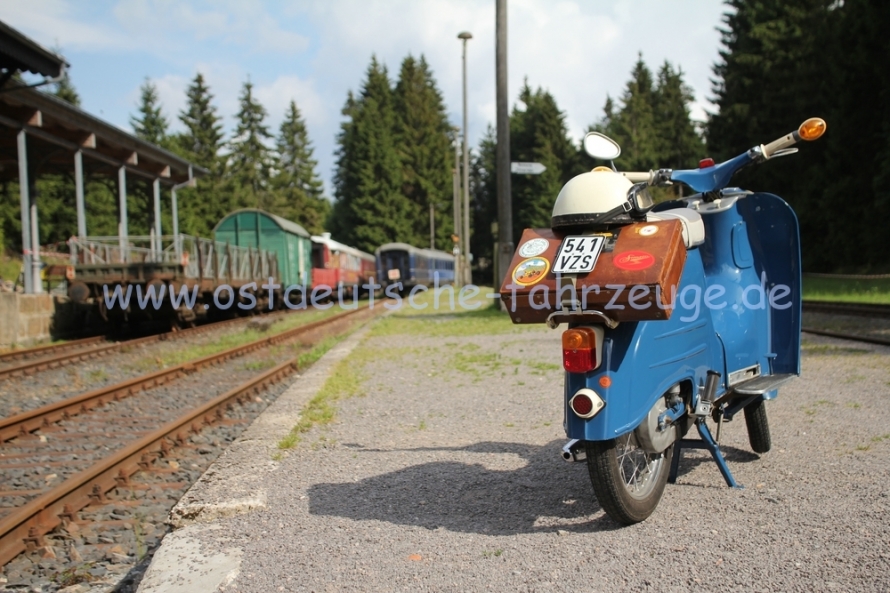 Heimfahr am Bahnhof Rennsteig