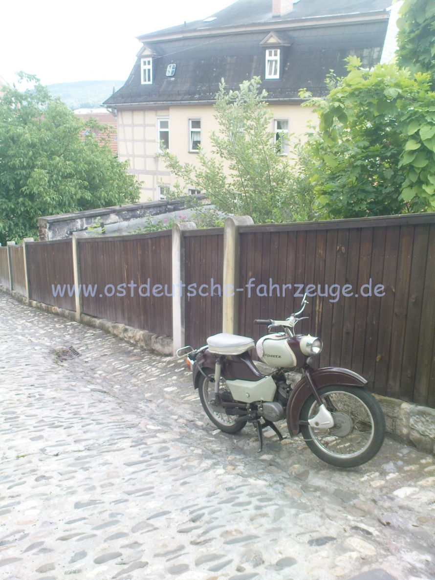 Mein Spatz, mit RH50 in Rudolstadt, bei unserer Tour 2012 ;-)