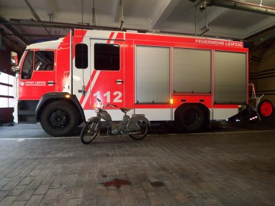 kleiner Essi vor großer Feuerwehr