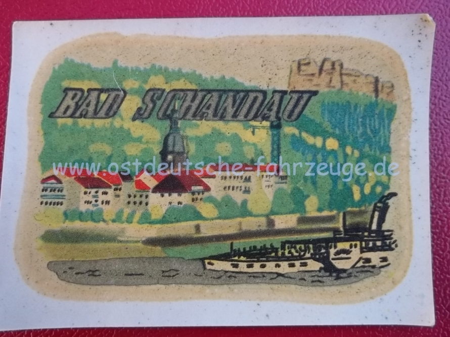 Bad Schandau, ca. 7x5 cm, von 1956