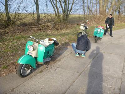 Zwei &quot;Berliner&quot; mit einen &quot;Habicht&quot;