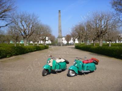 Auf dem zentralen Paltz in Putbus haben wir den Park zugeparkt