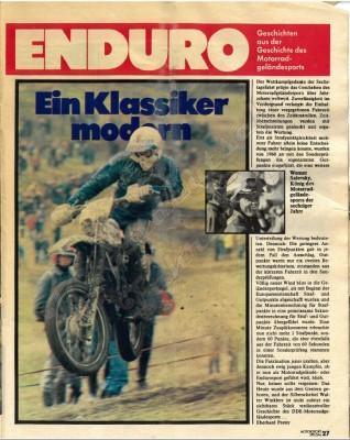 ENDURO - Ein Klassiker modern