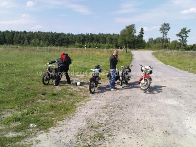 Letzte Pause. Nur noch 100 Kilometer. Es war schön!