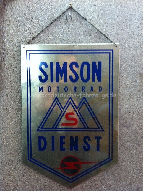 Simson Blechschild