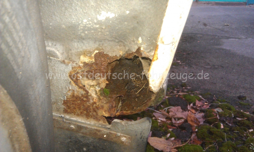 viel Luft in der Karosse...